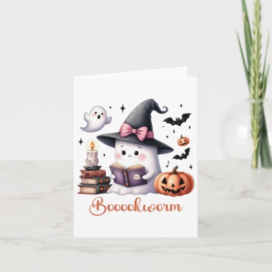 幽霊読ズブックコケットボウハロウィーンガールトッド カード (正面)