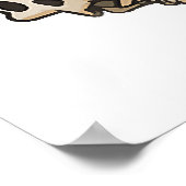 幽霊読ズブック猫好きハロウィーン ポスター (角)