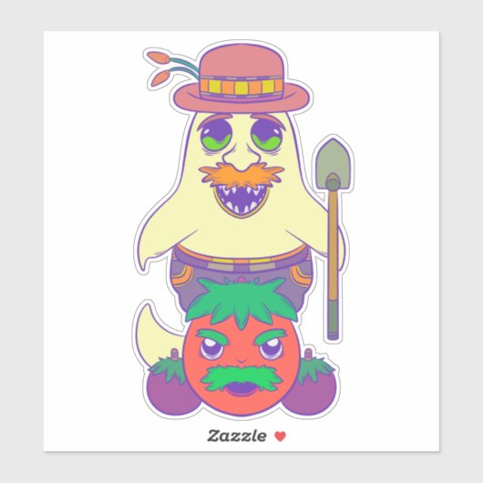 幽霊農家 シール (シート)