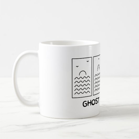 幽霊進化 コーヒーマグカップ (左)
