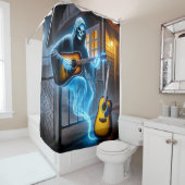 幽霊遊ズ・ザ・ギター シャワーカーテン (インサイチュ)