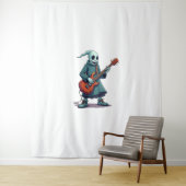 幽霊遊ズGuitar – 音楽不気味ハロウィーンTee タペストリー (インサイチュ)