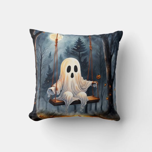 幽霊遊 クッション (正面)