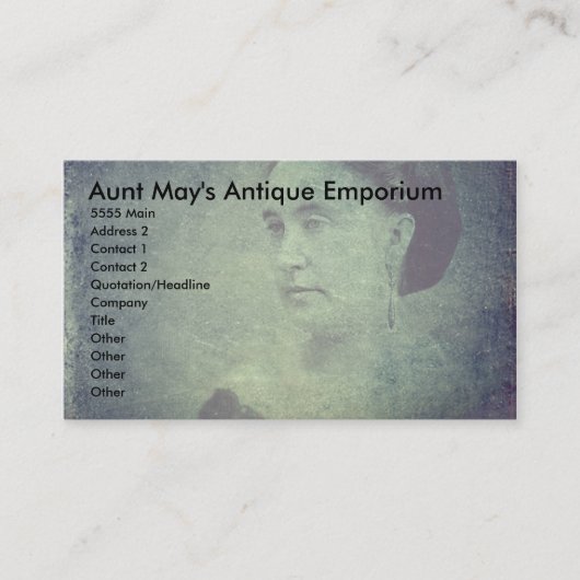 幽霊過去 名刺 (正面)