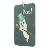 幽霊間抜け顔インスカイブルートップハットスカル杖 カーエアーフレッシュナー (左)