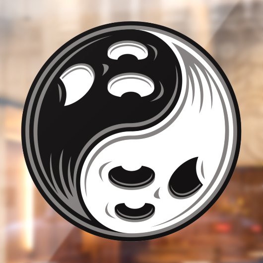 幽霊陰陽白黒 ウィンドウサイン (シート2)