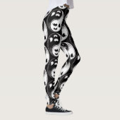 幽霊陰陽白黒 レギンス (右)