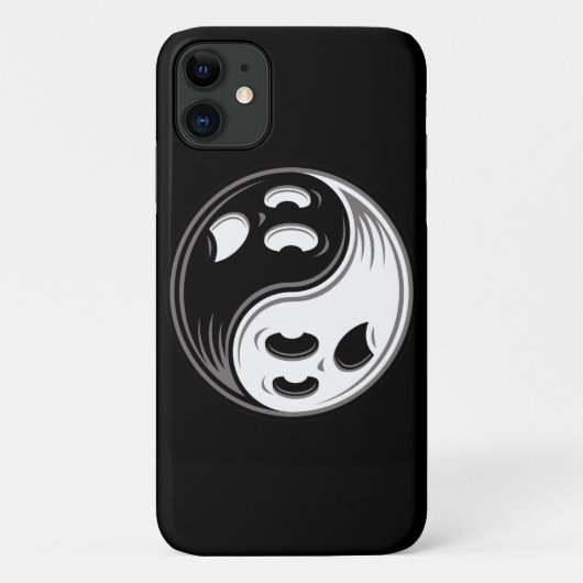 幽霊陰陽白黒 Case-Mate iPhoneケース (裏面)
