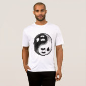 幽霊陰陽白黒 Tシャツ (正面フル)