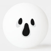 幽霊顔おもしろいのいたずらジョークノベルティ 卓球ボール (正面)