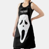 幽霊顔不気味ファニーハロウィーン エプロン (インサイチュ)