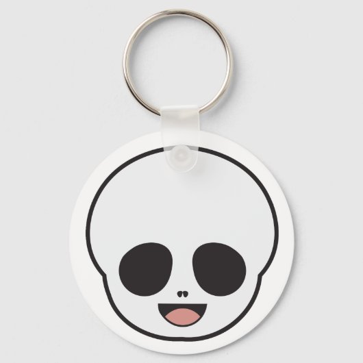 幽霊顔 キーホルダー (裏面)