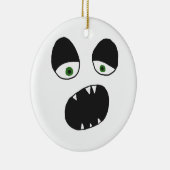 幽霊顔 セラミックオーナメント (右)
