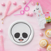 幽霊顔 ペーパープレート (パーティー)