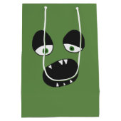 幽霊顔 ミディアムペーパーバッグ (裏面)