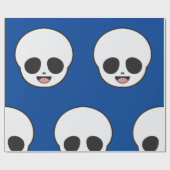 幽霊顔 ラッピングペーパー (フラット)