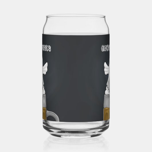 幽霊飲料 ガラス缶 (左)