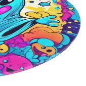 幽霊鮮やかマンガアート カッティングボード (角)