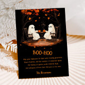 幽霊10不気味月のハッピーハローウィン挨拶 カード