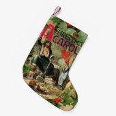 幽霊・オブ・クリスマスプレゼントイラストレーション・スクルージ スモールクリスマスストッキング (正面 (吊り時))