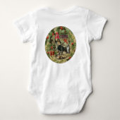 幽霊・オブ・クリスマスプレゼントイラストレーション・スクルージ ベビーボディスーツ (裏面)