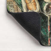 幽霊・オブ・クリスマスプレゼントイラストレーション・スクルージ マウスパッド (コーナー)