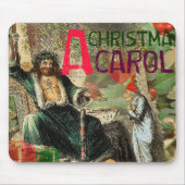 幽霊・オブ・クリスマスプレゼントイラストレーション・スクルージ マウスパッド (正面)