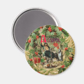 幽霊・オブ・クリスマスプレゼントイラストレーション・スクルージ マグネット (正面/裏面)