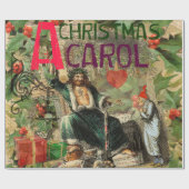 幽霊・オブ・クリスマスプレゼントイラストレーション・スクルージ ラッピングペーパー (フラット)