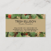 幽霊・オブ・クリスマスプレゼントイラストレーション・スクルージ 名刺 (正面)