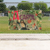 幽霊・オブ・クリスマスプレゼントイラストレーション・スクルージ 横断幕 (インサイチュ)