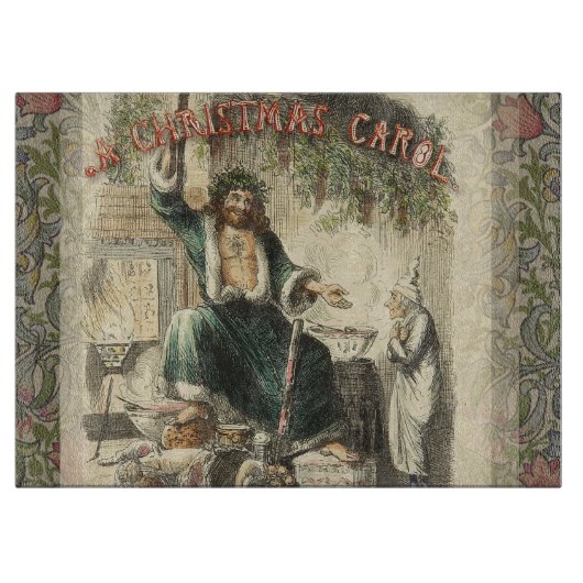 幽霊・オブ・クリスマスプレゼント・スクルージ カッティングボード (正面)