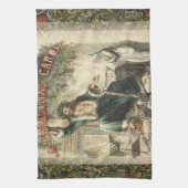 幽霊・オブ・クリスマスプレゼント・スクルージ キッチンタオル (縦)