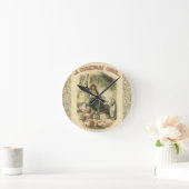 幽霊・オブ・クリスマスプレゼント・スクルージ ラウンド壁時計 (ホーム)