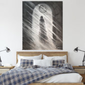 幽霊 キャンバスプリント (インサイチュ (寝室))
