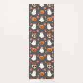 幽霊、スカル、秋の開花 ヨガマット (裏面)