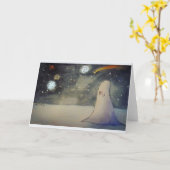 幽霊（スターズカード付き） カード (黄色い花)