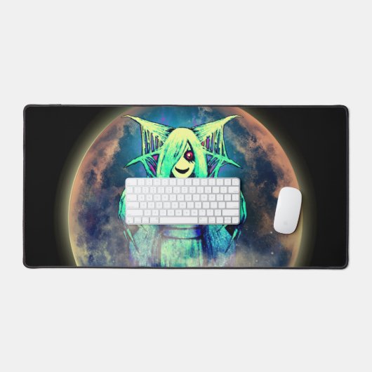 幽霊 デスクマット (キーボード&マウス)