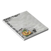 幽霊、ネコ、こうもり、カボチャ、ハッピーハローウィン! ノートパッド (アングル)