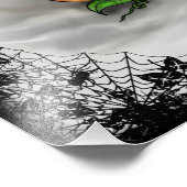 幽霊、ネコ、こうもり、カボチャ、ハッピーハローウィン! フォトプリント            (角)