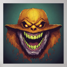 幽霊 – ハロウィーンプリント ポスター