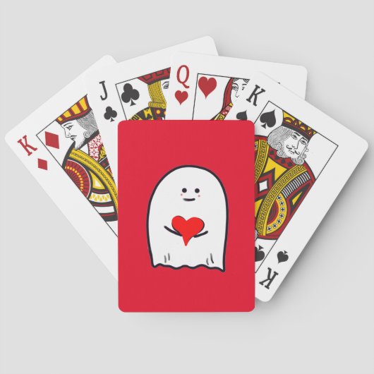 幽霊(ハート) トランプ (裏面)