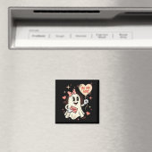 幽霊 ハート 風船 バレンタイン ラブレター おくりもの マグネット (インサイチュ (食洗機))