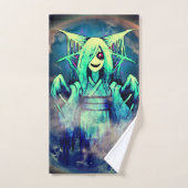 幽霊 バスタオルセット (ハンドタオル)