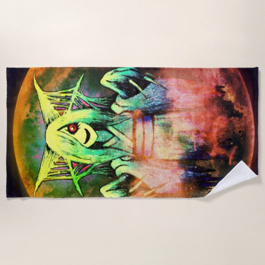 幽霊 ビーチタオル (正面)