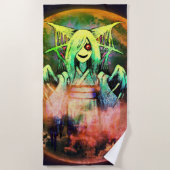 幽霊 ビーチタオル (正面)