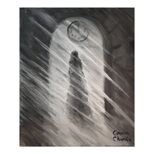 幽霊 フォトプリント            (正面)