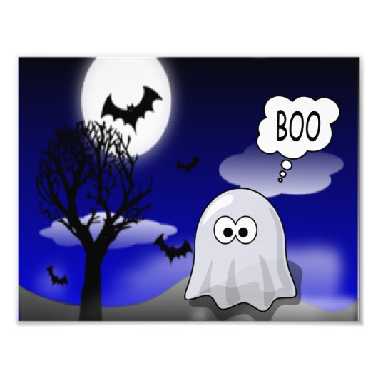 幽霊 フォトプリント            (正面)