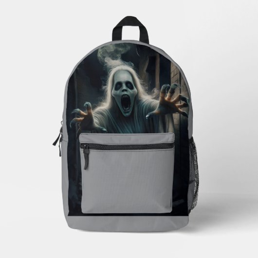 幽霊。 プリントバックパック (正面)