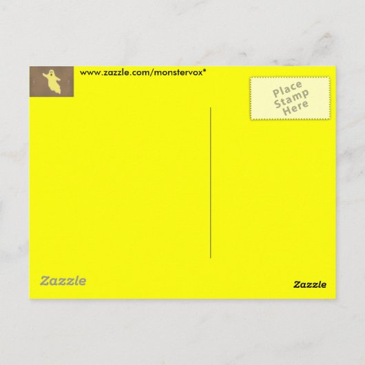 幽霊 ポストカード (裏面)